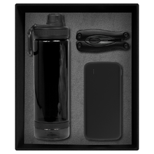 Набор подарочный Solution Prestige Trio (внешний аккумулятор, мультитул, бутылка для воды), черный