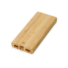 Внешний беспроводной аккумулятор из бамбука «Bamboo Air», 10000 mAh