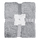 Плед мягкий флисовый Super Soft  Comfort Travel, 125*170 см, серый