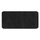 Шеврон Rectangle Smooth Leather размер 60*30 мм, черный, со скругленными углами