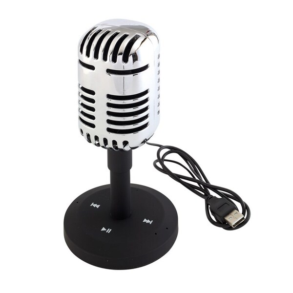 Динамик с беспроводным соединением MICROPHONE в ретро стиле